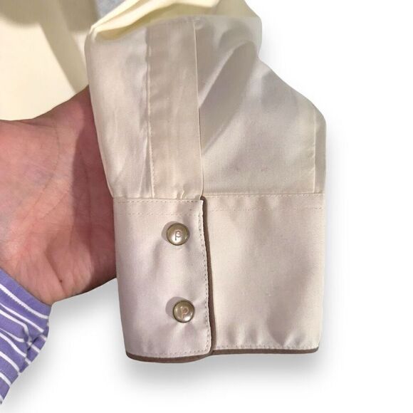 Patroncito USA Off-White Pearl Snap Cowboy Western Shirt Size M - Picture 9 of 13